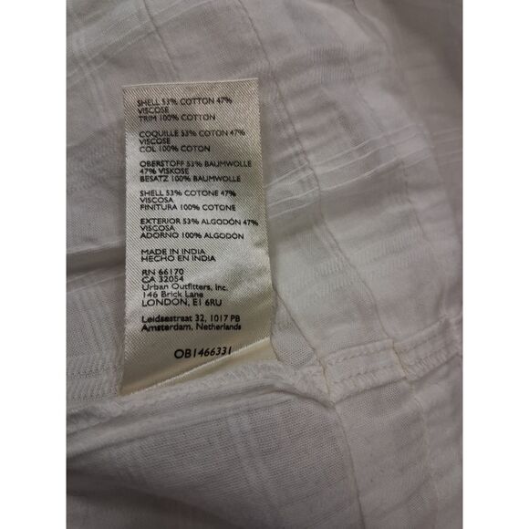 Free People womens medium boho cream white shift dress coast boho fairy - Picture 9 of 10